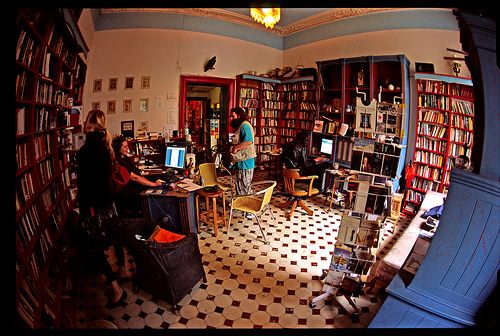 Berlin's Another Country bookshop.